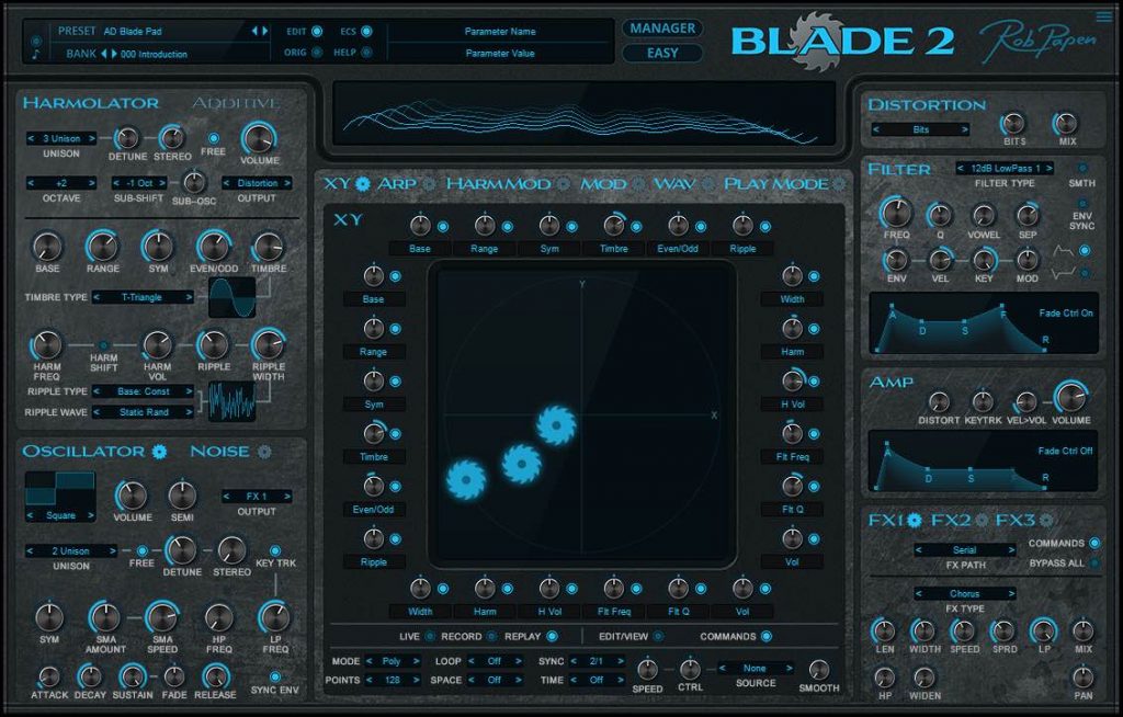 RobPapen Blade 2 virtual instrument soft synth sintetizzatore music producer daw strumenti musicali