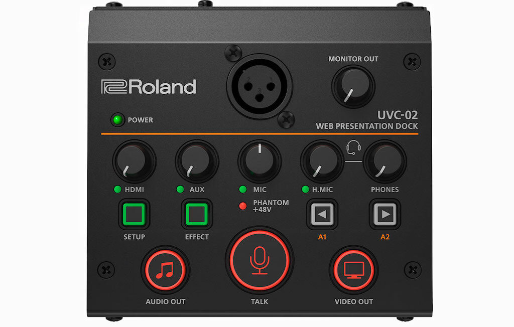 Roland UVC-02 live streaming audio video hardware digital studio strumentimusicali mobile