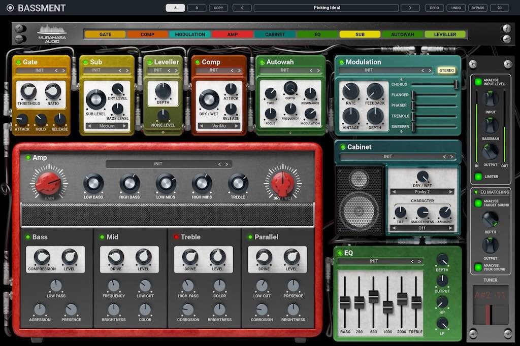 United PLugins Muramasa audio Bassment plug-in software daw bass rig strumentimusicali