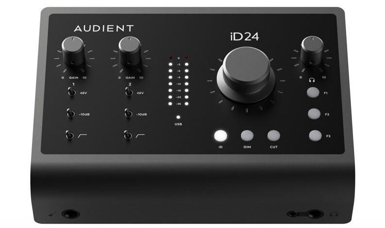 Audient iD24 recording studio home project leading technologies strumenti musicali