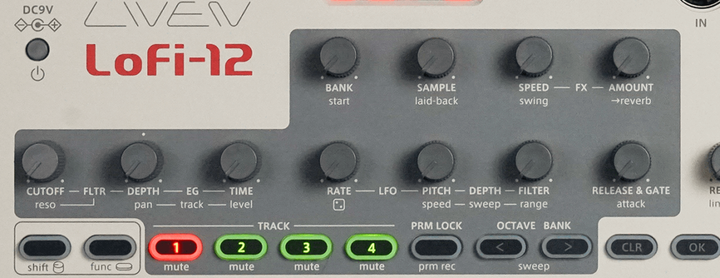 sonicware liven lofi-12 groovebox campionatore 12 bit recensione review test andrea maio soundwave smstrumentimusicali.it