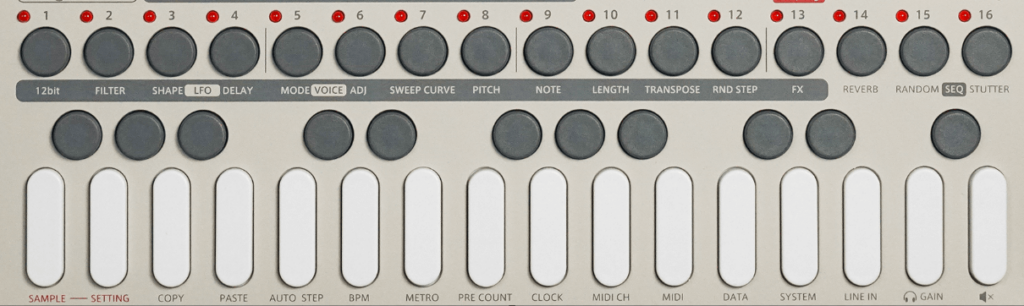 sonicware liven lofi-12 groovebox campionatore 12 bit recensione review test andrea maio soundwave smstrumentimusicali.it