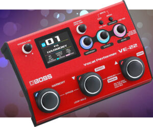 boss ve-22 vocal performer hardware processore vocale multieffect harmonizer news smstrumentimusicli.it