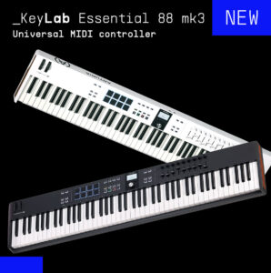 arturia controller keylab essential mk3 controller midi tastiera 88 tasti semi pesati news midiware smstrumentimusicali.it