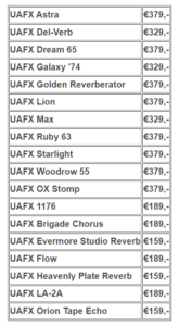 universal audio promozione 9 luglio 2024 pedali uafx compact orion evermore heavenly plate reverb ox amp top box news offerte midiware smstrumentimusicali