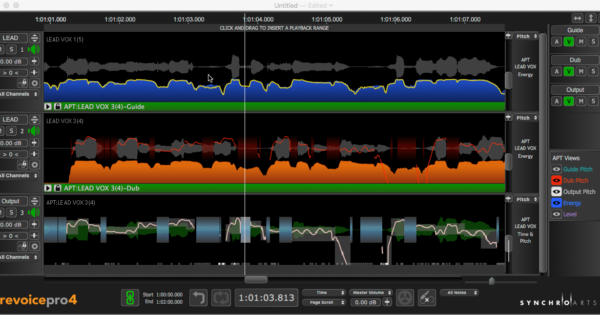 Synchro Arts Revoice Pro 4 software pitch APT plug-in audio