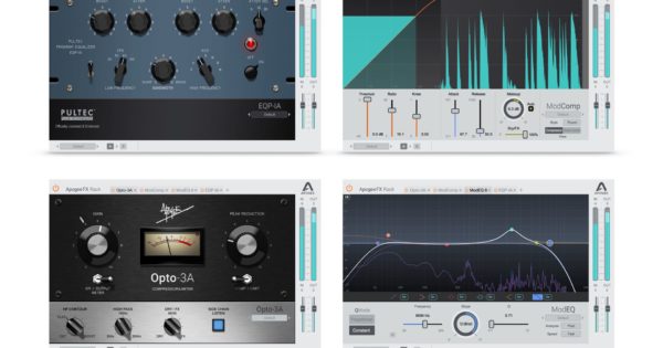 Apogee FX Rack plug-in audio daw fx comp eq vintage modern software