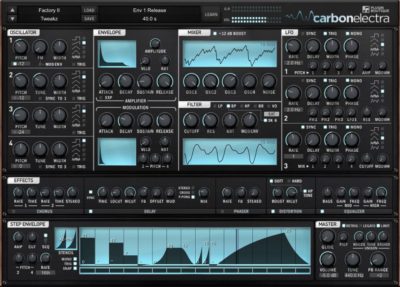 Carbon Electra 1.5 virtual synth instrument