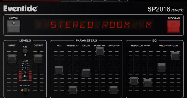 Eventide SP2016 plug-in audio reverb virtual