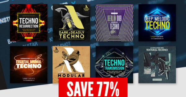 Loopmasters Loopcloud Techno Bundle sample loop library dj producer