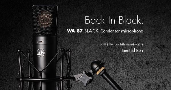 Warm Audio WA-87 black edition