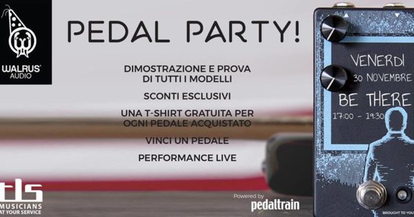 pedal train pedal party chitarra elettrica eventi luca rossi