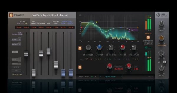 SSL Native FlexVerb plug-in audio reverb