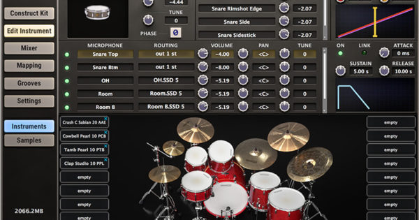 Steven Slate Drums 5 virtual instrument drums batteria