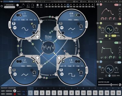 Waves Flow Motion FM synth virtual instrument sintetizzatore