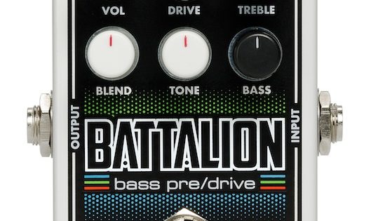 EHX nano battalion bass pedalino pedale electro harmonix pre overdrive