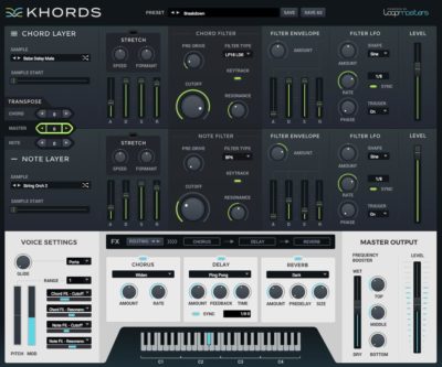 Loopmasters Khords synth virtual instrument strumenti musicali