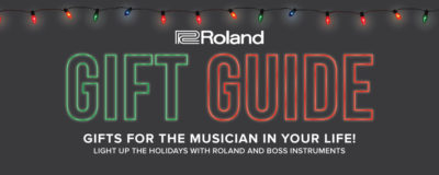 strumenti musicali Roland Holiday Gift Guide 2018 chitarra dj tastiera