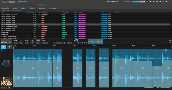 Loopcloud 4.0 loopmasters library sample loop dj producer performer performance audiofader