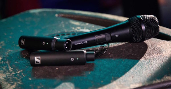 Sennheiser XS Wireless Digital live mic exhibo strumenti musicali