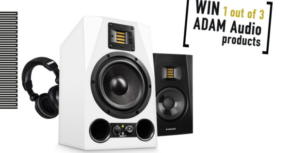 Adam Audio contest 2019 monitor studio home pro rec mix midi music a7x strumenti musicali