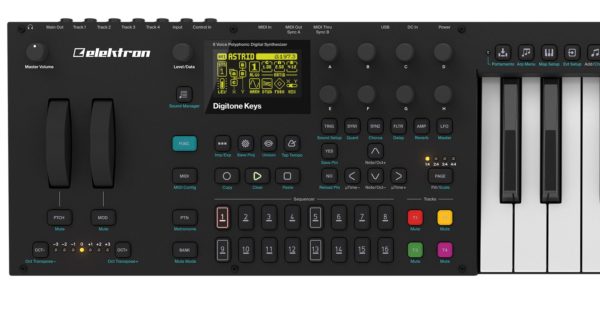 Elektron Digitone Keys digital synth sintetizzatore soundwave strumenti musicali