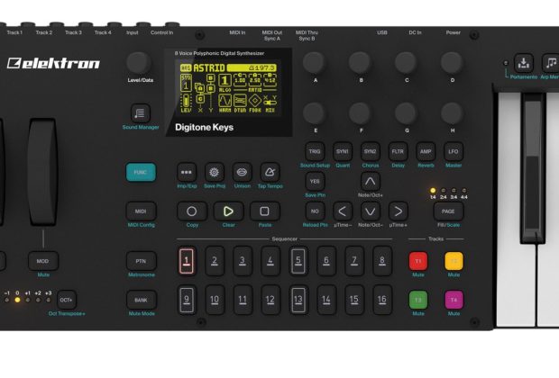 Elektron Digitone Keys digital synth sintetizzatore soundwave strumenti musicali