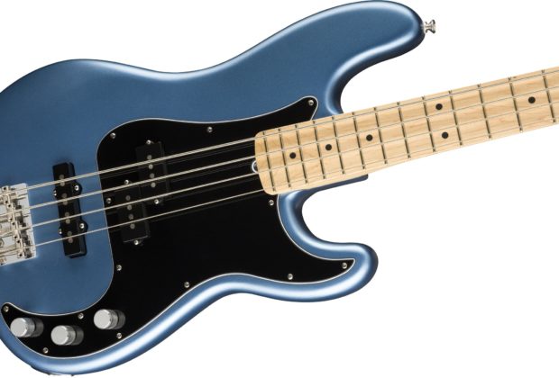 Fender American Performer Precision Bass Satin Lake Placid Blue basso elettrico bass strumenti musicali