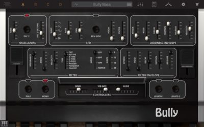 Ik Multimedia Syntronyk Bully virtual synth instrument analog producer strumenti musicali