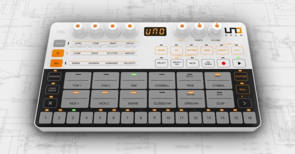 Ik Multimedia UNO Drum digital drumkit producer mogar strumenti musicali