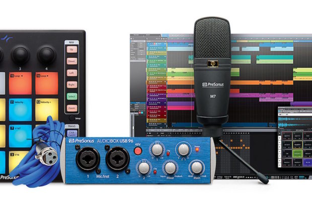 PreSonus Atom Producer Pack hardware mic controller interfaccia audio DAW software strumenti musicali