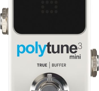 Tc Electronic PolyTune 3 Mini tuner stomp pedalino pedale fx music group strumenti musicali