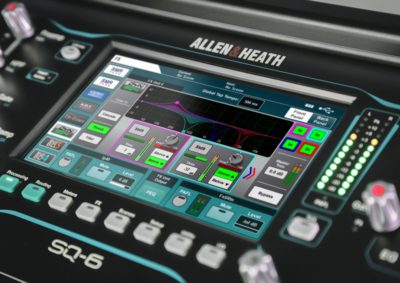 Allen&Heath SQ update firmware aggiornamento console mixer live exhibo strumenti musicali