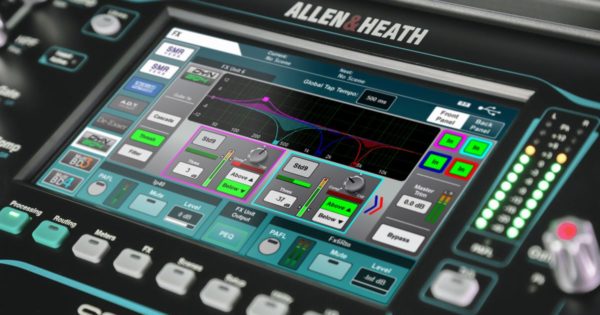 Allen&Heath SQ update firmware aggiornamento console mixer live exhibo strumenti musicali