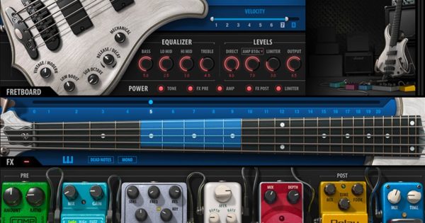 Waves Bass Fingers virtual instrument basso producer strumenti musicali