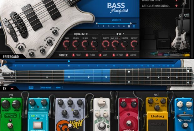 Waves Bass Fingers virtual instrument basso producer strumenti musicali