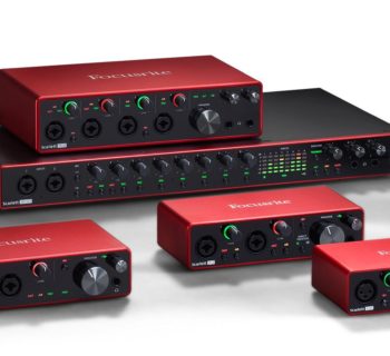 Focusrite Scarlett solo 8i6 2i2 4i4 18i8 18i20 interfaccia audio pro studio home eko music group strumenti musicali