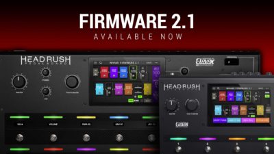 HeadRush Firmware 2.1 software chitarra guitar soundwave pedalboard gigboard strumenti musicali