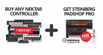 Nektar Steinberg Padshop SummerPromo controller tastiera keyboard midi music strumenti musicali