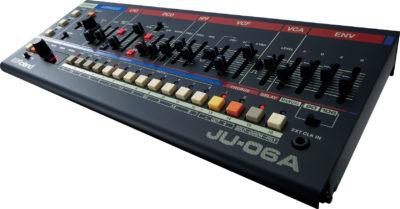 Roland JU-06a synth hardware analog digital botique test luca pilla audiofader magazine