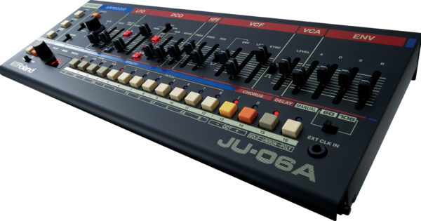 Roland JU-06a synth hardware analog digital botique test luca pilla audiofader magazine