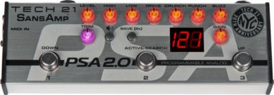 Tech21 Sansamp PSA 2.0 pedal bass guitar amp pre sound service strumenti musicali