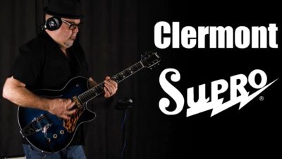 Supro conquistador Clermont chitarra elettrica guitar electric mogar strumenti musicali