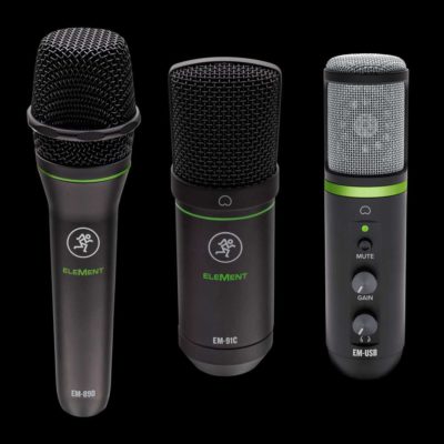 Mackie Element adagio mic rec studio home project strumenti musicali