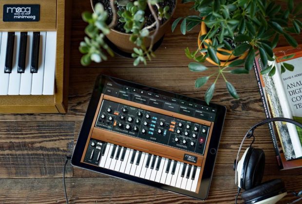 Moog minimoog app synth virtual free gratis soft app ipad iphone strumenti musicali