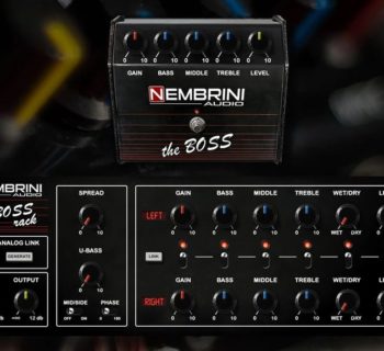 Nembrini Audio The Boss stomp rack virtual amp fx plug-in audio audiofader