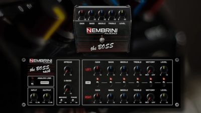 Nembrini Audio The Boss stomp rack virtual amp fx plug-in audio audiofader