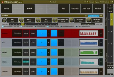 Melda Production MSuperLooper plug-in audio producer looper dj mix audiofader