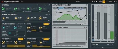 Melda Production MSpectralDynamicsLE software plug-in audio pro mix virtual strumenti musicali dynamic