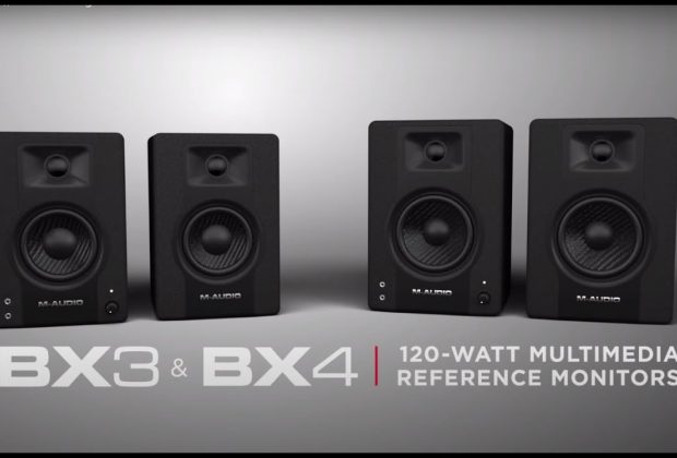 M-Audio BX3 BX4 home studio monitor audio project soundwave strumenti musicali recording mix